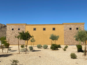 Arizona home uses Decorative Faux windows to bring style and beat the heat