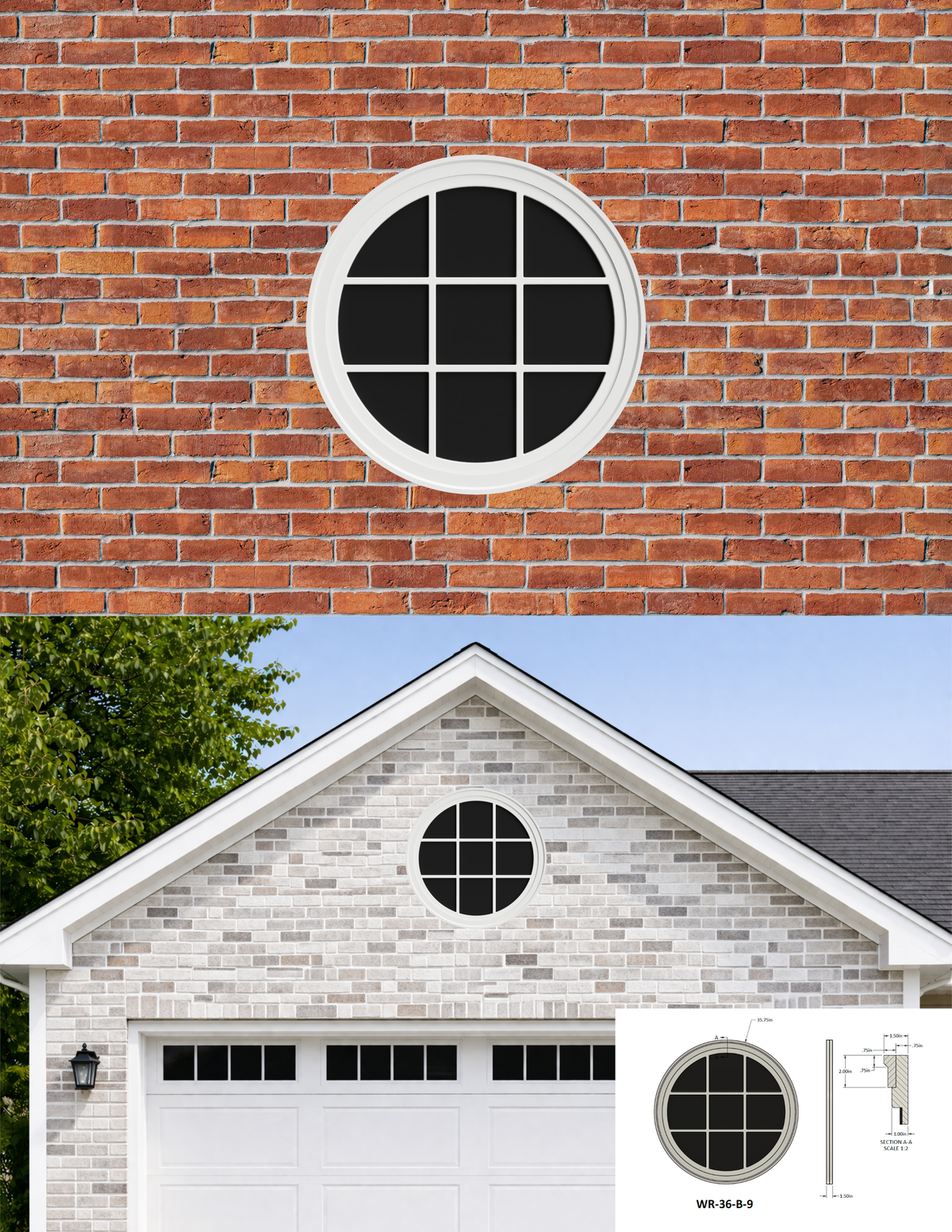 Round Faux Windows – Imagination Millwork